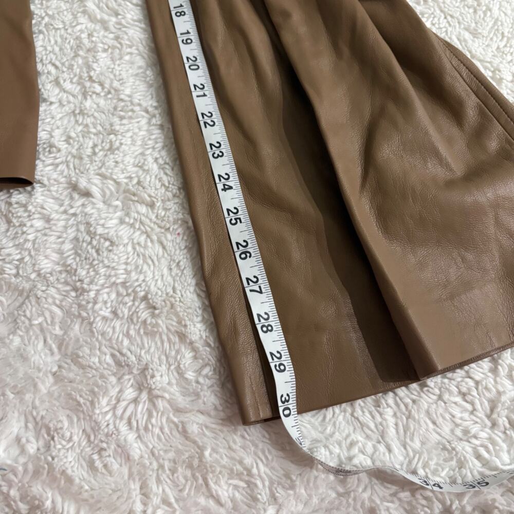 Aritza Wilfred Bridger Cargo Pant 4 Vegan Brown Leather Grunge City College - Picture 4 of 6